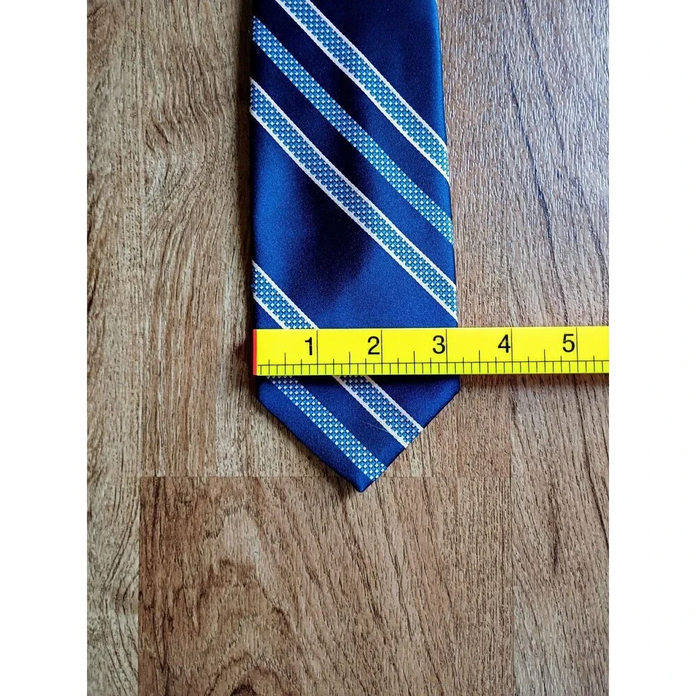 Vintage Givenchy Gentlemen Paris Tie Blue Stripe